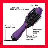 Revlon One-Step Ceramic Hair Dryer & Volumizer Hot Air Brush Purple