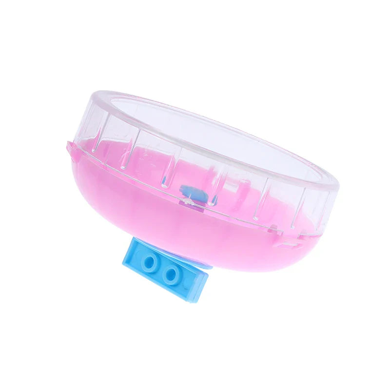 1pcs 11cm Hamster Wheel Small Animal Running Disc Toys Cute Plastic Jogging Exercise Wheel Pet Cage Accessories