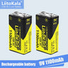 1-16pcs LiitoKala 9V 1100mAh li-ion Rechargeable battery USB 9V Battery for Multimeter Microphone Toy Remote Control KTV use