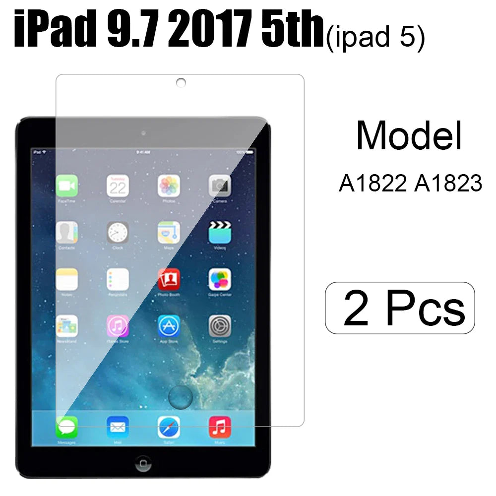 Tablet Tempered glass film For iPad 10.2 2021 9th Generation ipad9 Proof Explosion prevention Screen Protector 2Pcs A2602 A2604