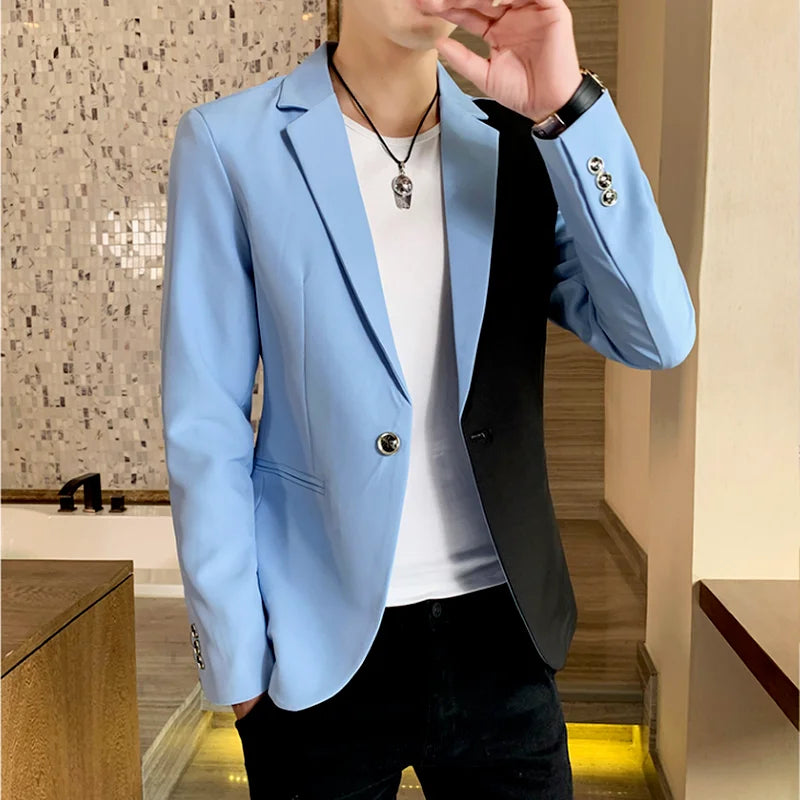 Men Blazer Slim Fit 2024 Autumn New Hot Suit Jacket Casual Streetwear Blazer Masculino Fashion Formal Blazer Hombre Men Clothing