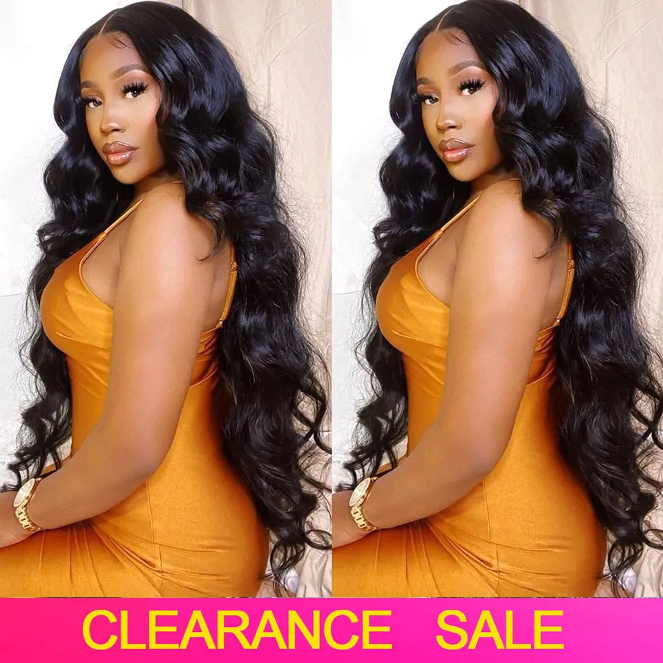 13x4 13x6 Transparent Lace Frontal Wig Body Wave Lace Front Wig 30 32 34 36 Inch 4x4 Closure Wig 360 Human Hair Lace Frontal Wig