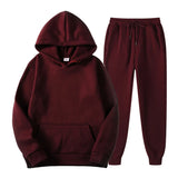 2022 Autumn And Winter Fashion Brand Men Tracksuit New Men's Hoodies + Sweatpants Two Piece Suit Hooded Casual Sets Male Clothes