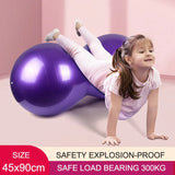 Explosion-proof Peanut Balls Fitness Yoga Gym Massage Fitball Sport Exercise Pilates Equipment Balance Ball Gymnastics Equipment