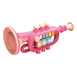 1Pcs Baby Music Toys Early Education Toy Colorful Infant Trumpet Music Instruments Toys Kids Saxophone Toddler Beginners Gifts