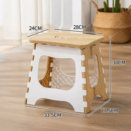 Thickened Plastic Folding Furniture Stool Portable Mini Outdoor Adult Children Chair Bench Train Maza Change Shoe Fishing Stool