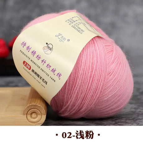 50g 100% Merino Wool Yarn Thin Yarn Soft Anti-pilling Eco-friendly High Quality for Hand Knitting Wool Crochet Knitting