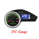 Universal Motorcycle Gauge Speedometer Tachometer LCD Digital Instrument Odometer Meter For All 12V Motorcycles Speedometer