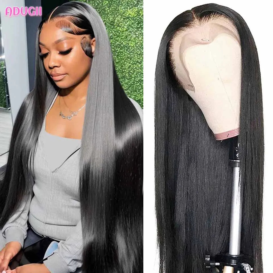 Straight Lace Front Human Hair Wigs 13x4 Hd Lace Frontal Wig For Black Women Brazilian 30inch 4x4 Lace Closure Glueless Wig