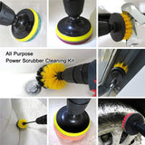 Electric Drillbrush Scrub Pads Grout Power Drills Scrubber Cleaning Brush Tub Car Cleaner Tools Kit for Automobile Care