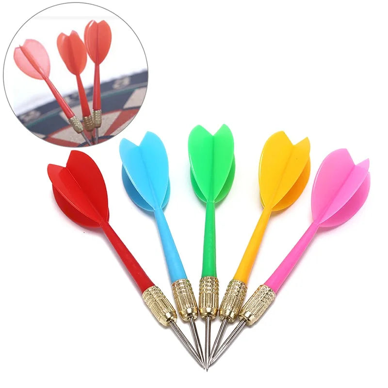 10PCS 11cm Darts Throwing Toy Darts Nice Flight Harrow Point multicolor Plastic Wing Needle Barrel Iron Copper Tip