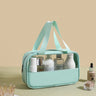 Portable Cosmetic Pouch Women Translucent Makeup Bag Large-Capacity Bath Wash Bags Multifunction Travel Waterproof Storage Case