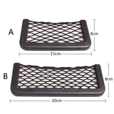 1pcs/2pcs Car Organizer Storage Bag Auto Paste Net Pocket Phone Holder Car Accessories 20*8CM 8*15CM Universal