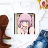 Yofukashi No Uta T Shirt Women Call of the Night Manga Tshirt Graphic Tee Cute Nanakusa Nazuna T-shirt Female Girls Tee Tshirt