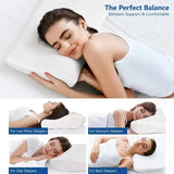 Memory Cotton Pillow Bedding Pillow Neck Protection Spine Lumbar Pillow Neck Maternity Pillow for Sleeping Orthopedic Pillows