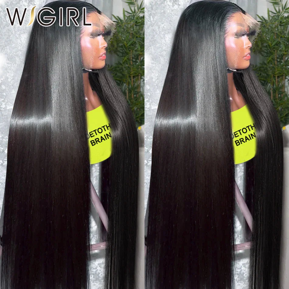 Wigirl 250 Density 13x4 13x6 Bone Straight Lace Front Human Hair Wigs Braizlian Ready To Wear 5x5 Glueless Lace Closure Wig