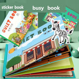 My First Busy Book Montessori Toys Baby Educational Quiet Book Activity Busy Board Learning Toys For Kids Christmas Gifts