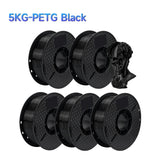 5kg/set PLA/PETG/TPU Filament 1.75MM 3d Printer Filament Materials 100% No Bubble Plastic Printing Materials for 3d Pen