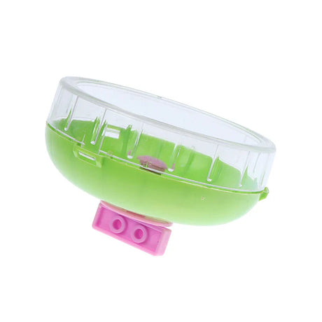 1pcs 11cm Hamster Wheel Small Animal Running Disc Toys Cute Plastic Jogging Exercise Wheel Pet Cage Accessories