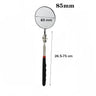 360° Inspection Mirror LED Light Telescoping Mirrors Extend Mechanic Tools Inspection Mirror Telescopic Handle Repairing Tools