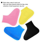 1 Pair Waterproof Non-slip Silicone Shoe High Elastic Wear-resistant Unisex Rain Boots for Outdoor Rainy Day Reusable Shoe Cover