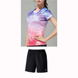 2024 New badminton wear men's and women's suit short skirt sleeveless sportswear table tennis wear tennis wear volleyball wear