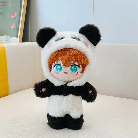 Doll Clothes for 20cm Idol Doll Outfit Accessories Green Dinosaur One-Piece Suit for Super Star Dolls Toys Collection Gift