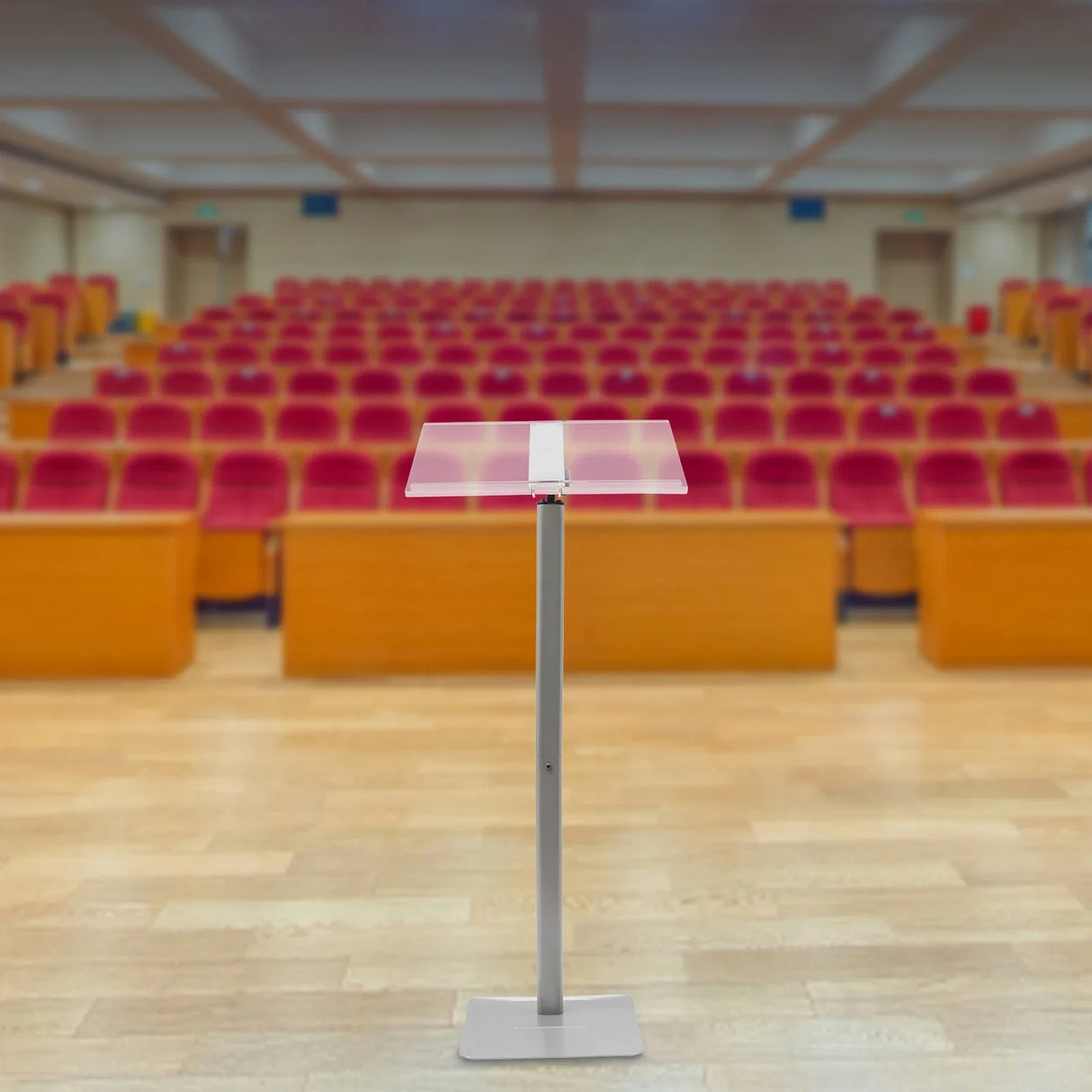 30-90° Adjustment Floor Standing Speaking Podium Office Slanted Top Laptop Desk Meeting Room Speech Table Home Accessories