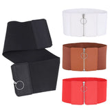 Women Super Wide Belt High Quality Waist Strap For Dress Plus Size Corset Belts Stretch Cummerbunds Elastic Waist Belt Waistband