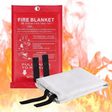 Fiberglass Fire Blanket 1.2X1.2M/2.2X2.2M Fire Flame Retardant Emergency Survival Fire Shelter Safety Cover Fire Extinguisher