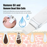 Ultrasonic Skin Scrubber Face Vibration Spatula Blackhead Remover Shovel Clean Cavitation Peeling EMS Facial Lifting Skin Care