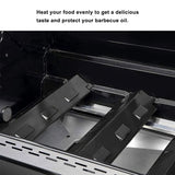 4 Pieces Portable Barbeque Heats Plates Burner Grill BBQ Cookware Accessories Spare Parts Replacement for Charbroil