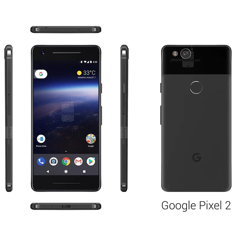 Google Pixel 2 Mobile Phone 5.0" 4GB RAM 64&128GB ROM 12MP Octa Core Fingerprint 4G LTE Original Android Smartphone