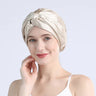 100 Mulberry Silk Turban Bonnets For Women Twisted Sleeping Night Cap 19 Momme Pure Silk Hair Wrap Cap For Curly Ladies Headwrap