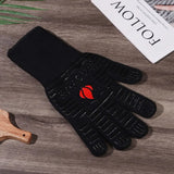 1Pc Fire Heat Glove Heat insulation Fire-resistant Glove Coal Stove Fireplaces Log Burner Stoves Safety Glove Hand Protection