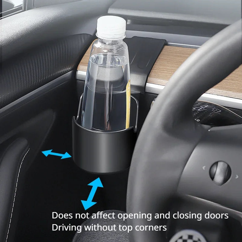 For Tesla Model 3/Y Dashboard Cup Holder Auto Front Instrument Panel Organizer for Tesla Stowing Tidying Organizer Car Interior