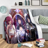 Genshin Impact blanket sofa blanket air conditioning cover blanket blankets for beds cute blanket children‘s blanket