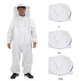 Beekeeping Suit Professional Beekeeping Supplies Cotton Suit With Round Veil Easy to Wear Large Beekeeper Clothing for Men Women