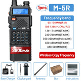 1/2PCS Baofeng M-5R Walkie Talkie Air Band 3800mAh Battery Wireless Copy Frequency Long Range AM  Ham UV-5R K5 Two Way Radio