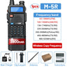 1/2PCS Baofeng M-5R Walkie Talkie Air Band 3800mAh Battery Wireless Copy Frequency Long Range AM  Ham UV-5R K5 Two Way Radio