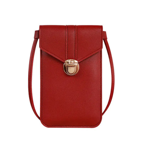 2023 Bag for Women Phone Shoulder Bag Touch Screen Cell Phone Purse PU Leather Crossbody Bag Handbag Card Holder Messenger Bag