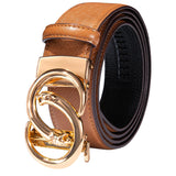 High Quality Mens Belts Black Brown Blue White Green Leather Straps Casual Gold Automatic Buckles Waistband Belt for Men Wedding