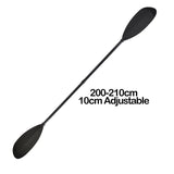 Sea Kayak Paddle Sport-Line 100% Full Carbon Fiber Kayaking Paddles for Boat Surfing Racing Kayak 10cm Adjustment with Free Bag