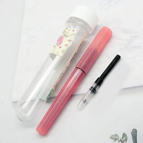 Japanese Plantinum small meteor pen student lovely girl makaron color writing practice pen pq-200