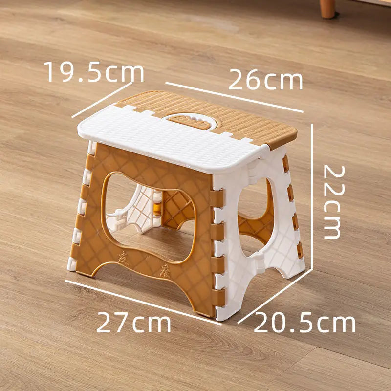 Thickened Plastic Folding Furniture Stool Portable Mini Outdoor Adult Children Chair Bench Train Maza Change Shoe Fishing Stool