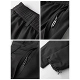 Men White Duck Down Padded Winter Warm Down Pants Men Banding Waist Straight Sweatpants Snow Cold Thick Thermal Puffer Trousers