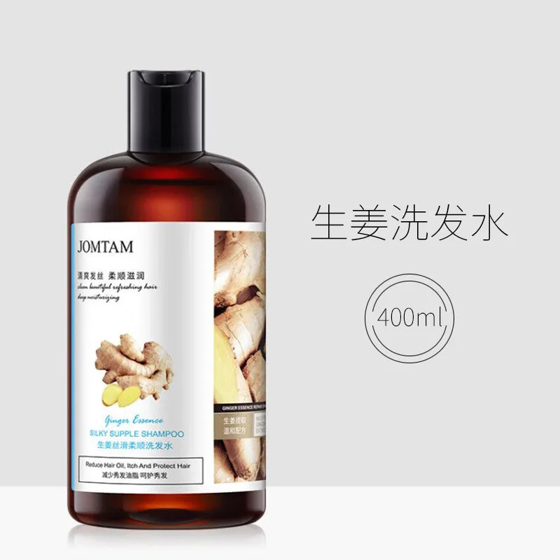 Ginger Shampoo Herbal Professional Anti-hair Loss Itching Dandruff Oil-Control Refreshing Nourishing Hair Care Shampoo 샴푸