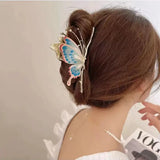 Muweordy Summer Alloy Large Claw Clips Butterfly Hair Clip Korean  Popular Hair Catches Hair Accessories For Women