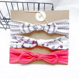 3pcs/lot Solid Nylon baby headband Bow Headbands For Cute Kids  Indian Turban Knot Rabbit Cotton Kids Hair Accessories