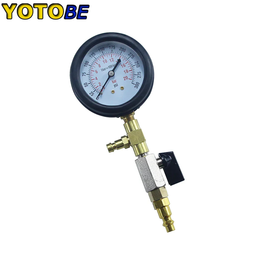 Truck Car Shock Absorber Air Suspension Leakage Tester Car Air Shock Absorber Pressure Leak Inspection Gauge Tool